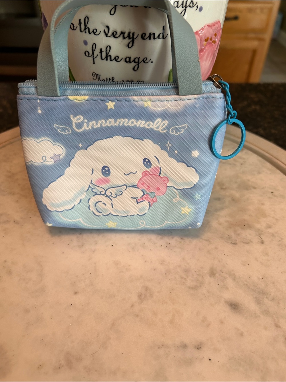 Sanrio Cinnamoroll Light Blue Mini Tote Coin Purse